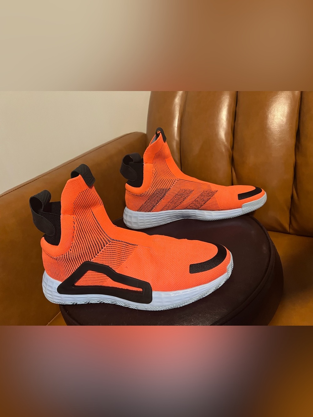 Adidas N3XT L3V3L basketball vivid "Hi-Res Coral" size 12.5